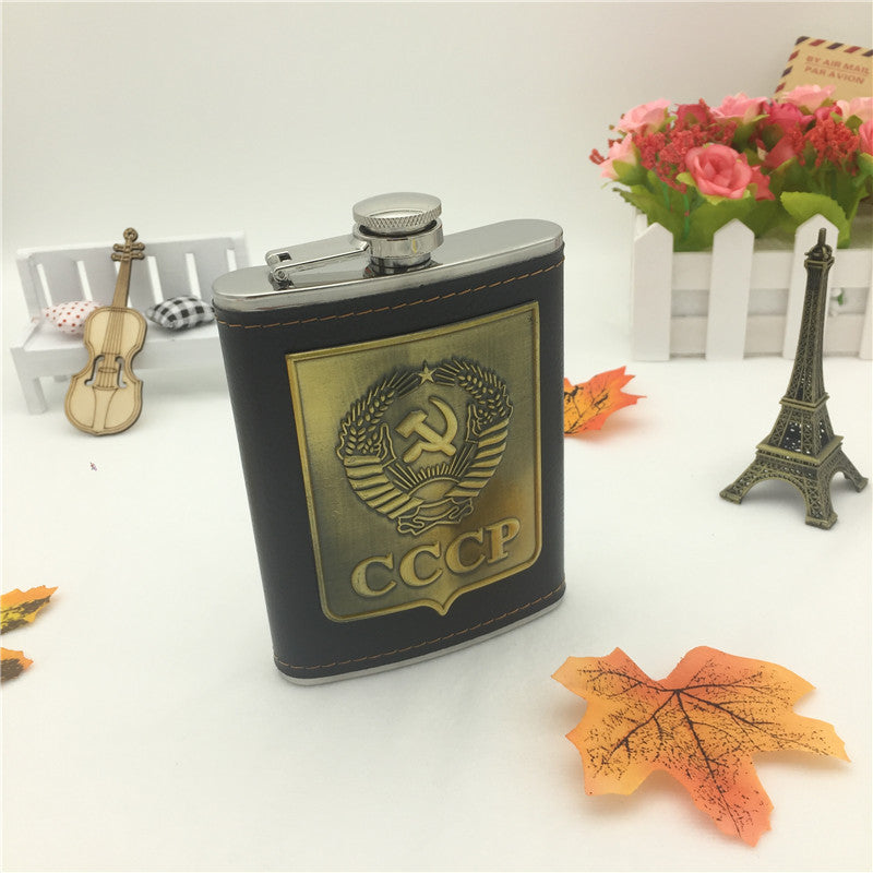 Coffret : Flasque a alcool communiste russe