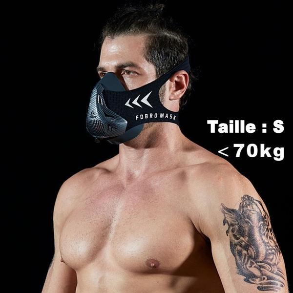Masque d'entraînement 3.0, masque d'entraînement de gymnastique pour  hommes, masque d'élévation pour cardio, course, endurance et performance  respiratoire