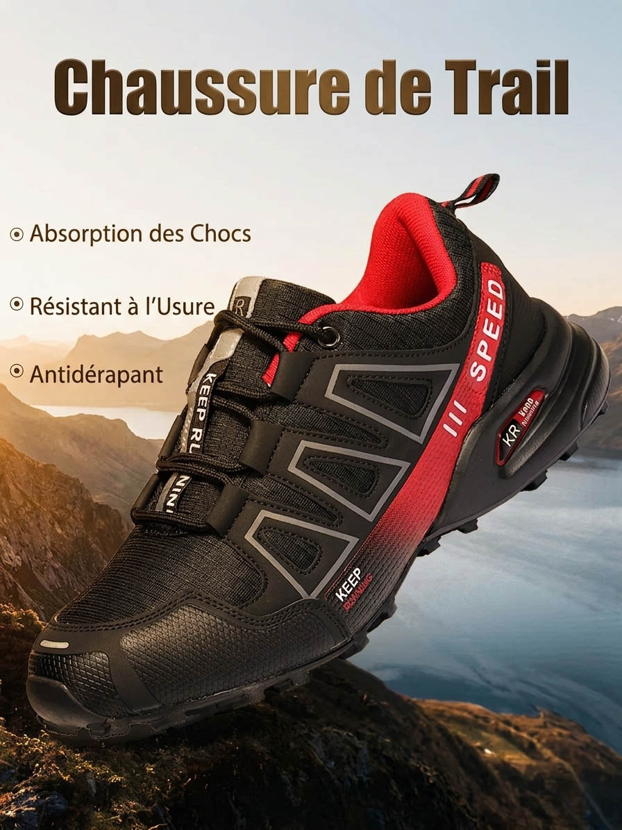 Chaussures de Trail et Randonnée Homme – Pas Cher, Légères et Antidérapantes