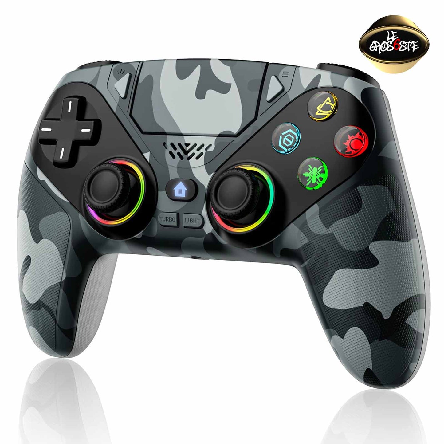 Manette Gaming avec Palettes Arrières PS5/PC