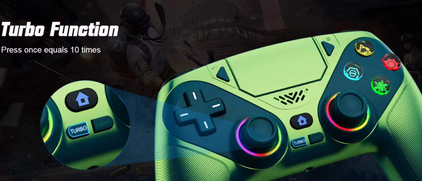 Manette Gaming avec Palettes Arrières PS5/PC