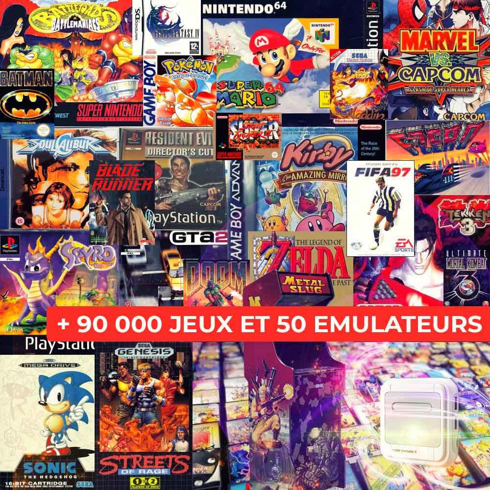 90 000 jeux retro 50 emulateurs