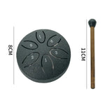 tambour a langue de poche noir