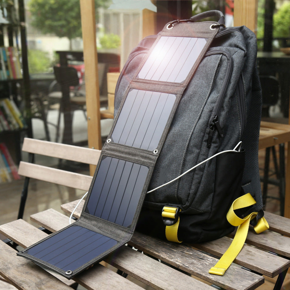 carnet chargeur solaire usb 14 watts
