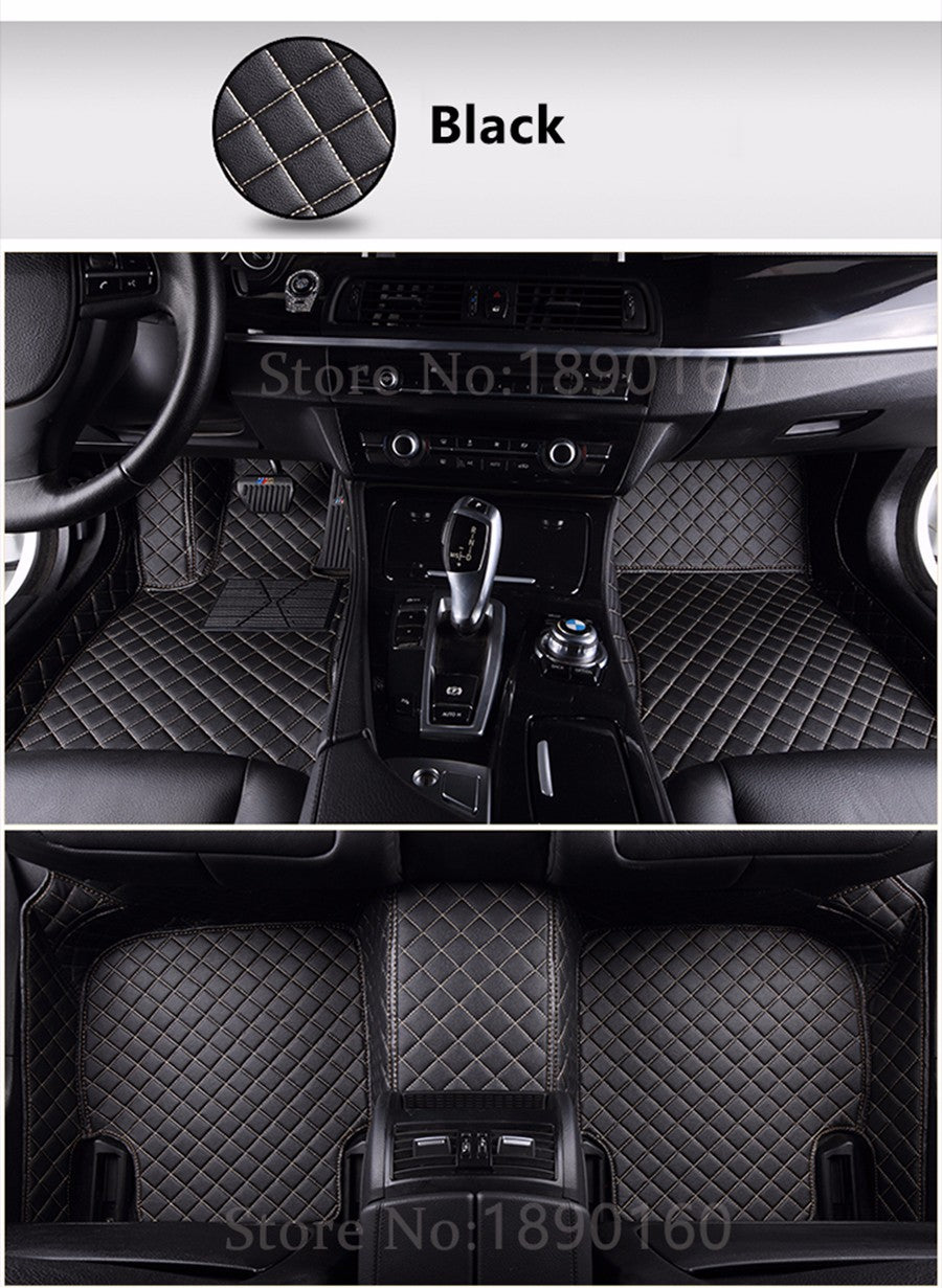 tapis de sol de luxe noir