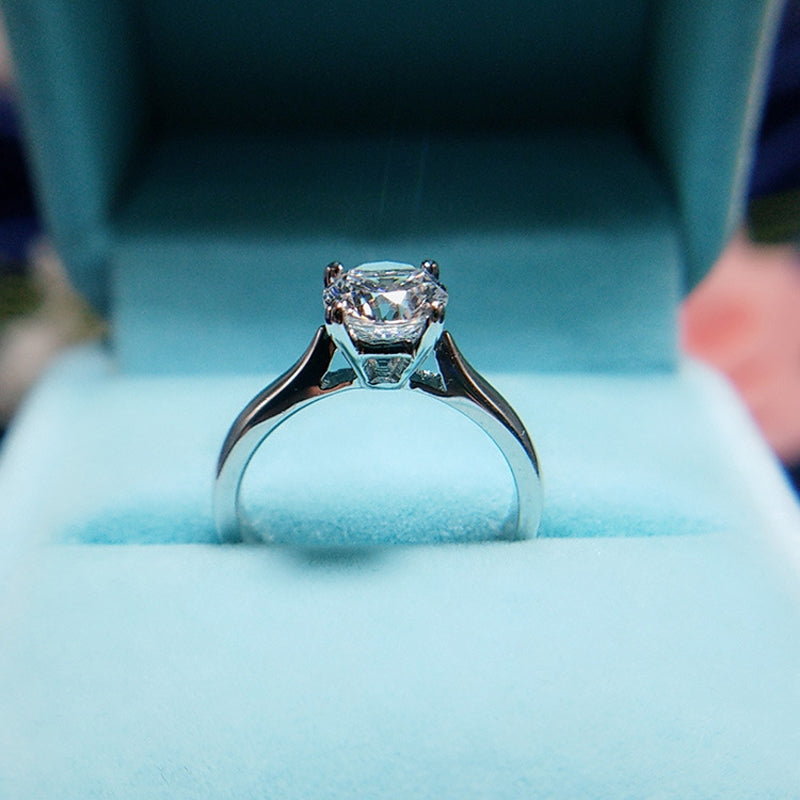 Bague en or blanc 18 carats pour femme