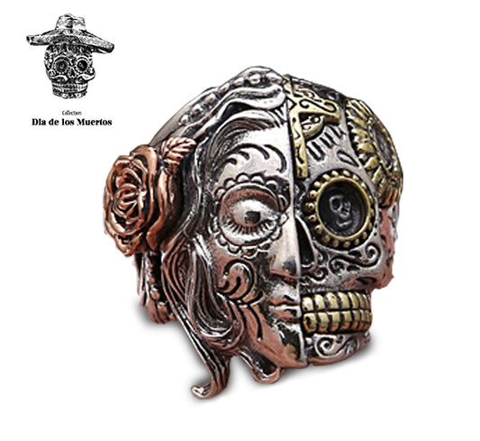 la catrina bague mexicaine femme