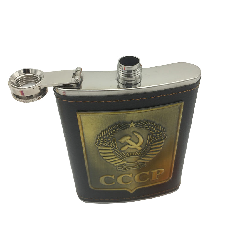 Coffret : Flasque a alcool communiste russe