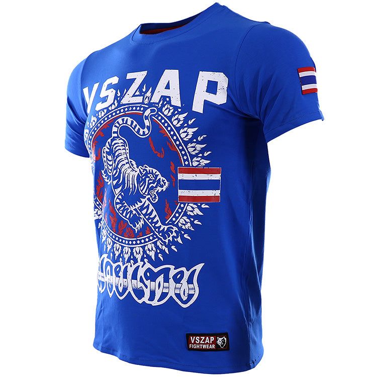 Maillot Boxe Thai / T-Shirt respirant : Eye of the Tiger