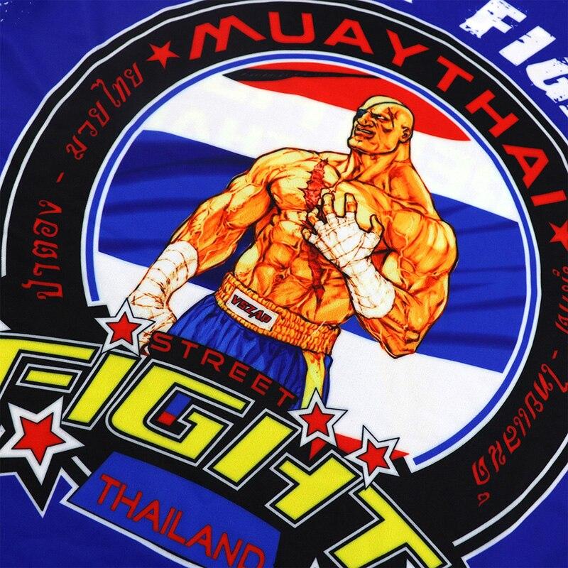maillot boxe thai tee shirt respirant sagat street fighter
