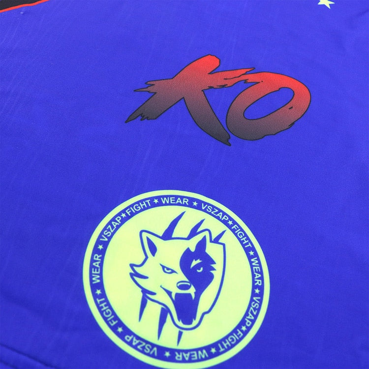 maillot boxe thai tee shirt respirant sagat street fighter