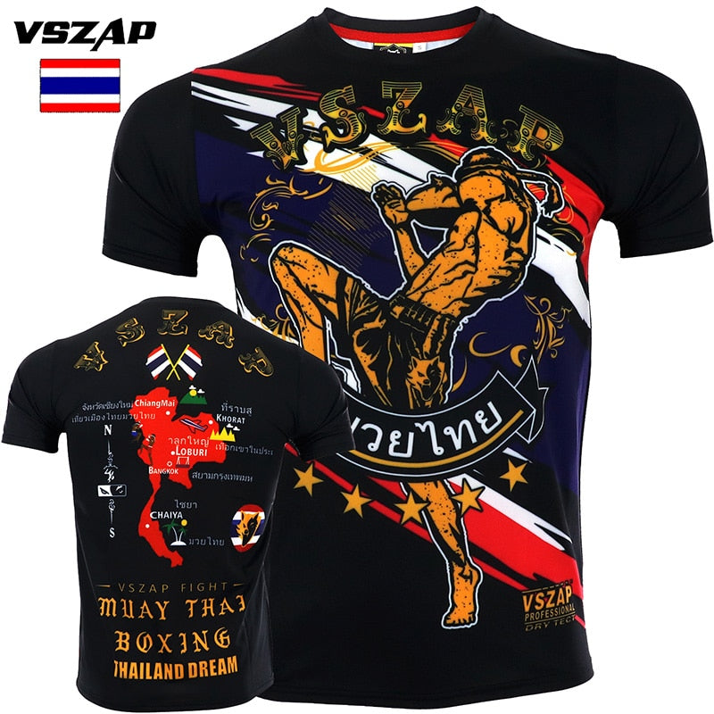 Maillot Boxe Thai / T-Shirt respirant : Le rêve thai