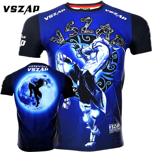 maillot boxe thai loup