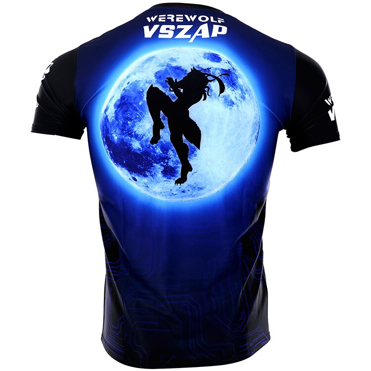 Maillot Boxe Thai / T-Shirt respirant : Le cri des loups