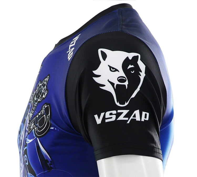 Maillot Boxe Thai / T-Shirt respirant : Le cri des loups