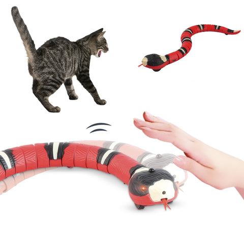 Serpent interactif / jouet pour chat et chien