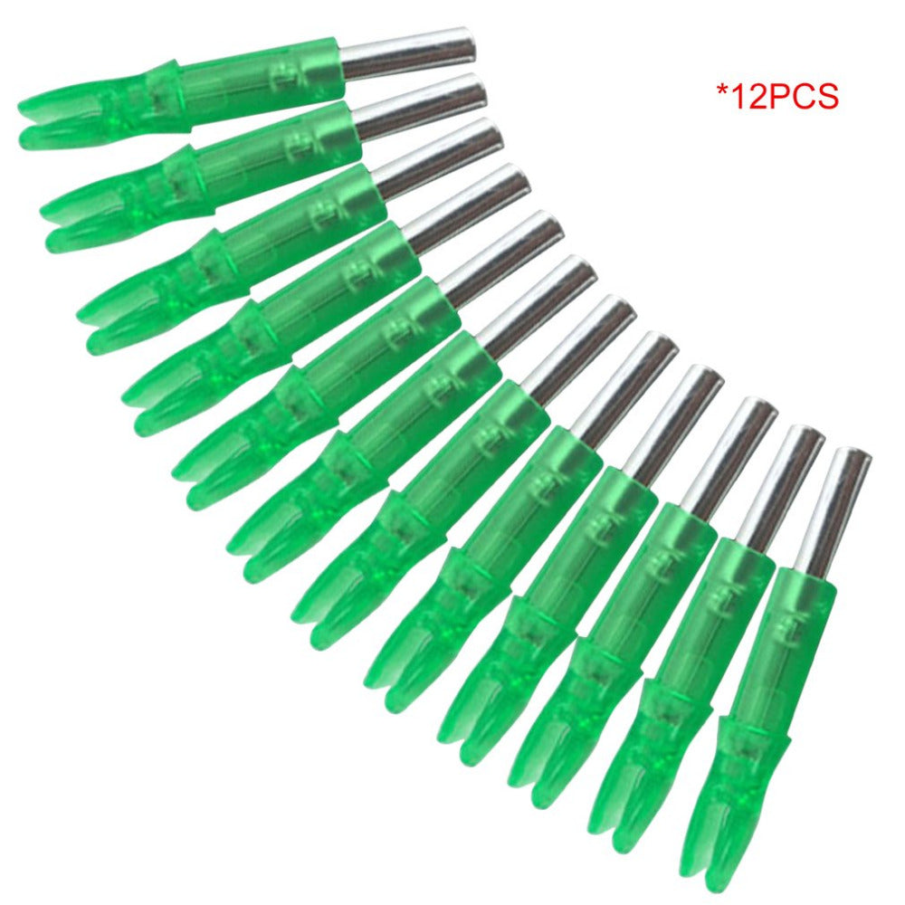 Lots de 12 embouts lumineux pour flèche vert