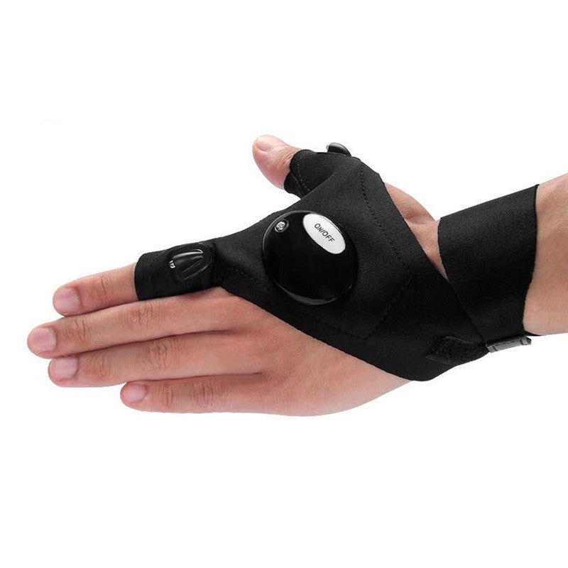 Gants avec lumières LED pas cher