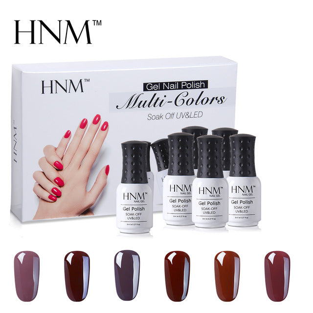 lot vernis semi permanent marron