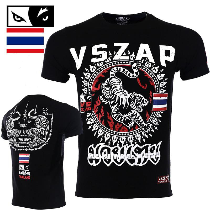 maillot de boxe tee shirt respirant tigre noir