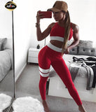 legging femme sport sexy rouge