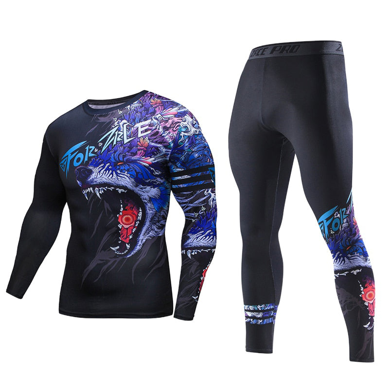 Combinaison de sport loup
