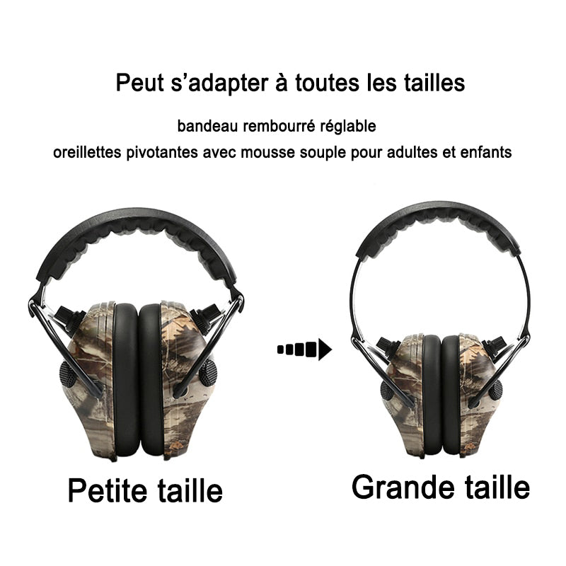 Casque antibruit chasse pas cher