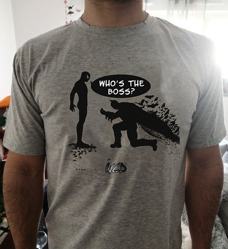 spiderman vs batman tee-shirt